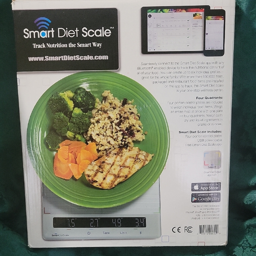 Smart Diet Scale. Track Nutrition. NIB